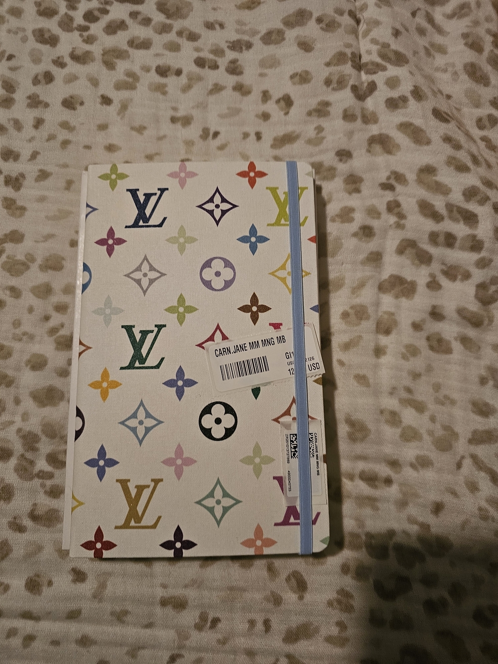 Louis Vuitton White Multicolor Monogram Notebook✨️